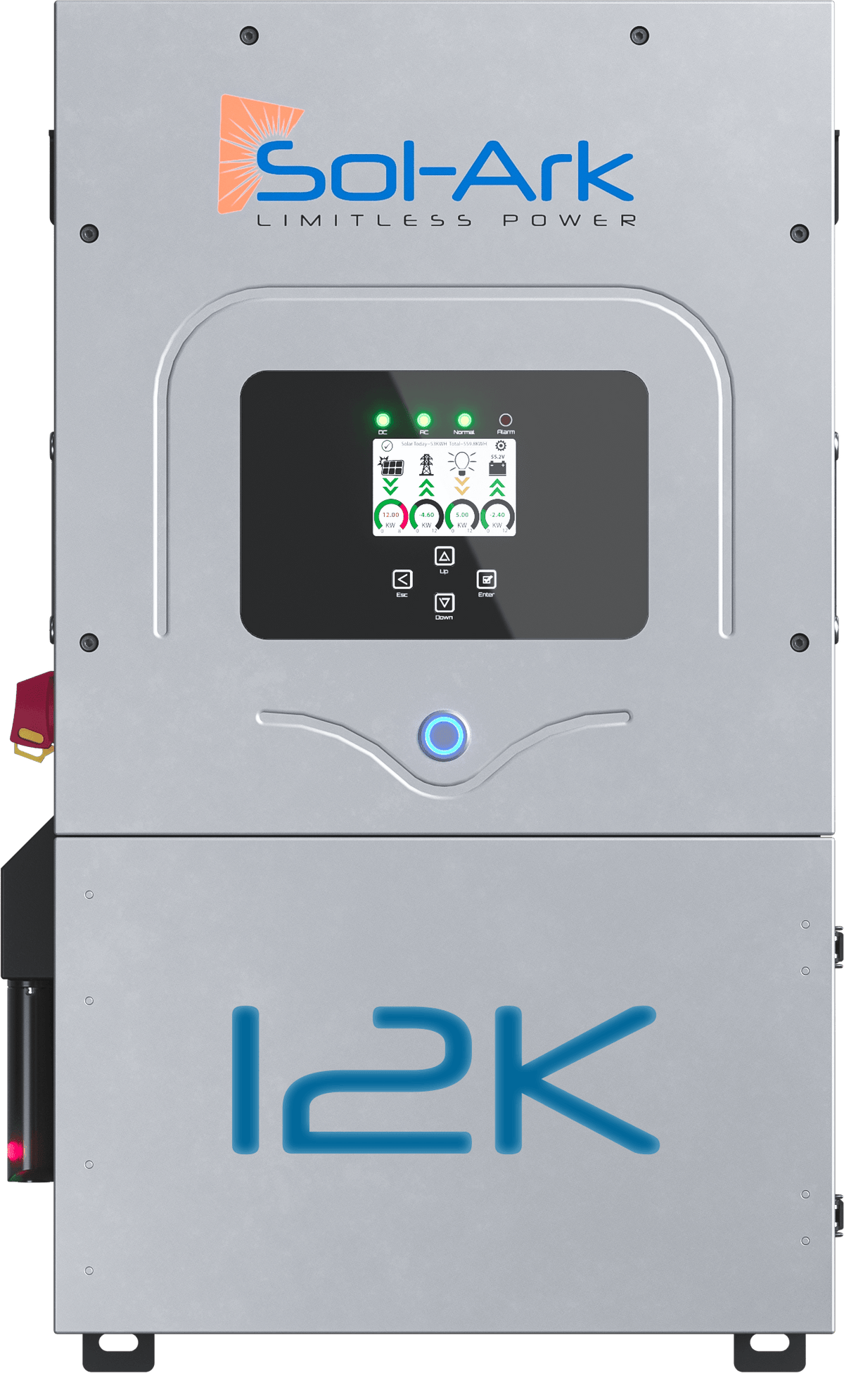 🌞 Sistema Solar Off‑Grid 8.8PV kW + Inversor Sol‑Ark 12 kW + 32.2 kWh LiFePO₄