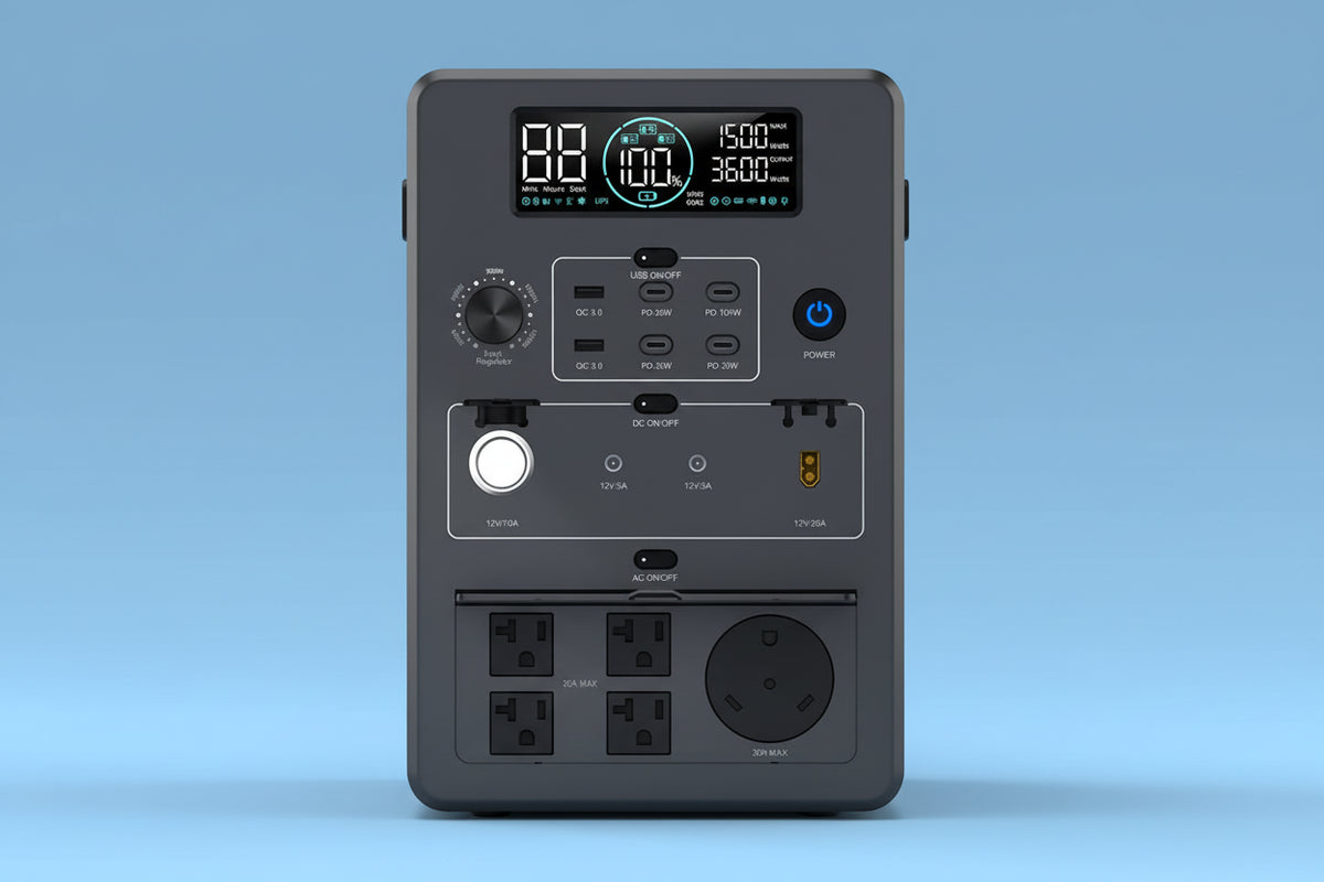 ABOK Ark3600 Solar Portable Power Station | 5‑Year Elite Protection | Free Shipping PR