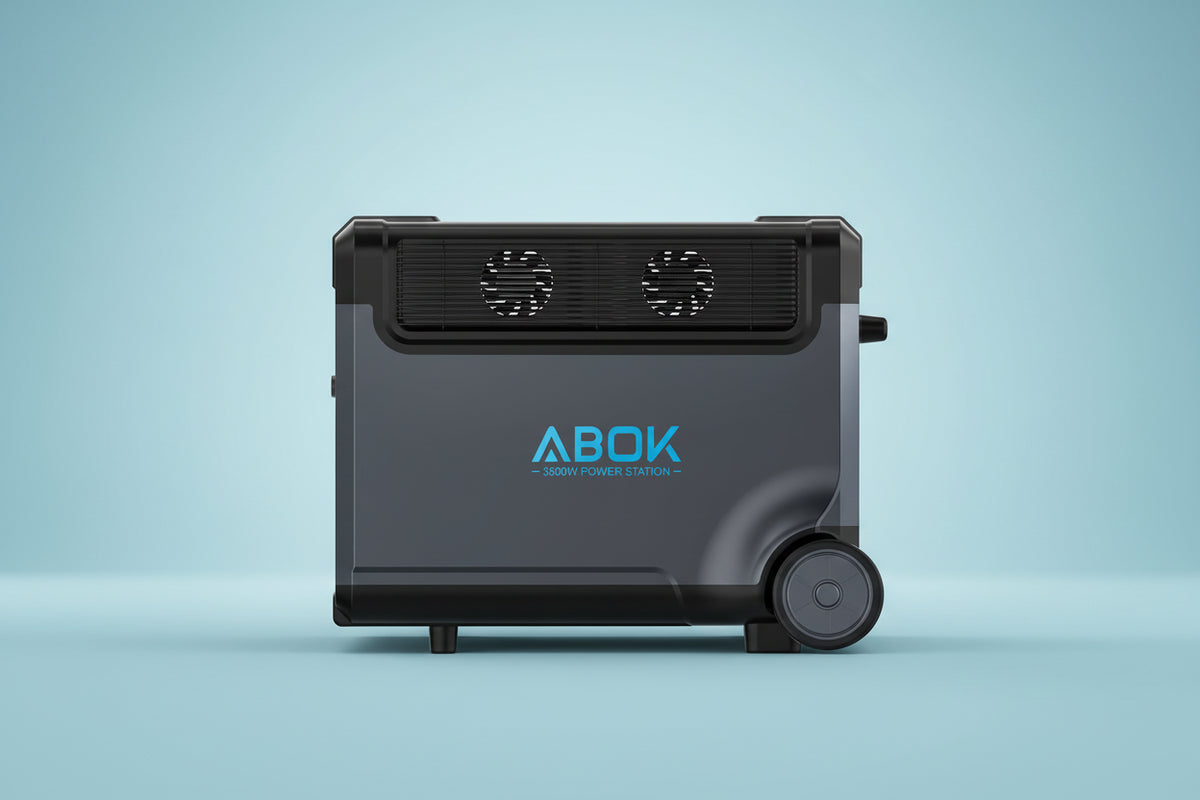 ABOK Ark3600 Solar Portable Power Station | 5‑Year Elite Protection | Free Shipping PR