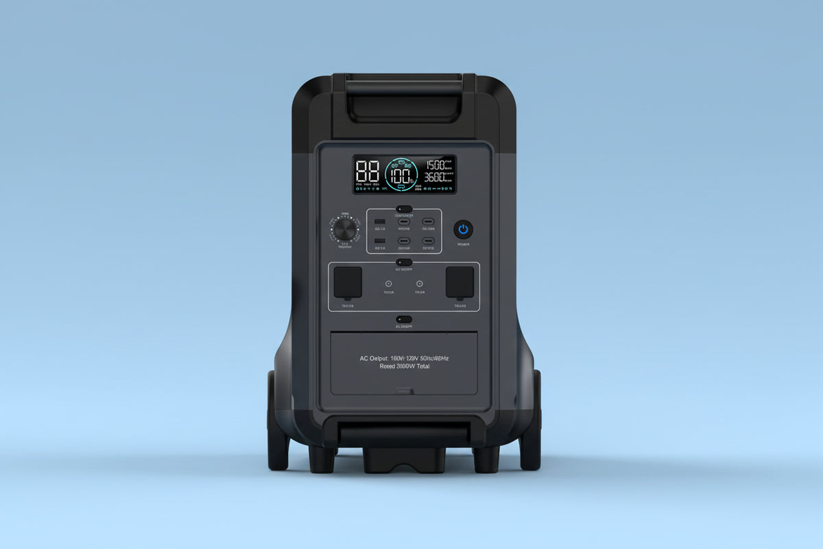 ABOK Ark3600 Solar Portable Power Station | 5‑Year Elite Protection | Free Shipping PR