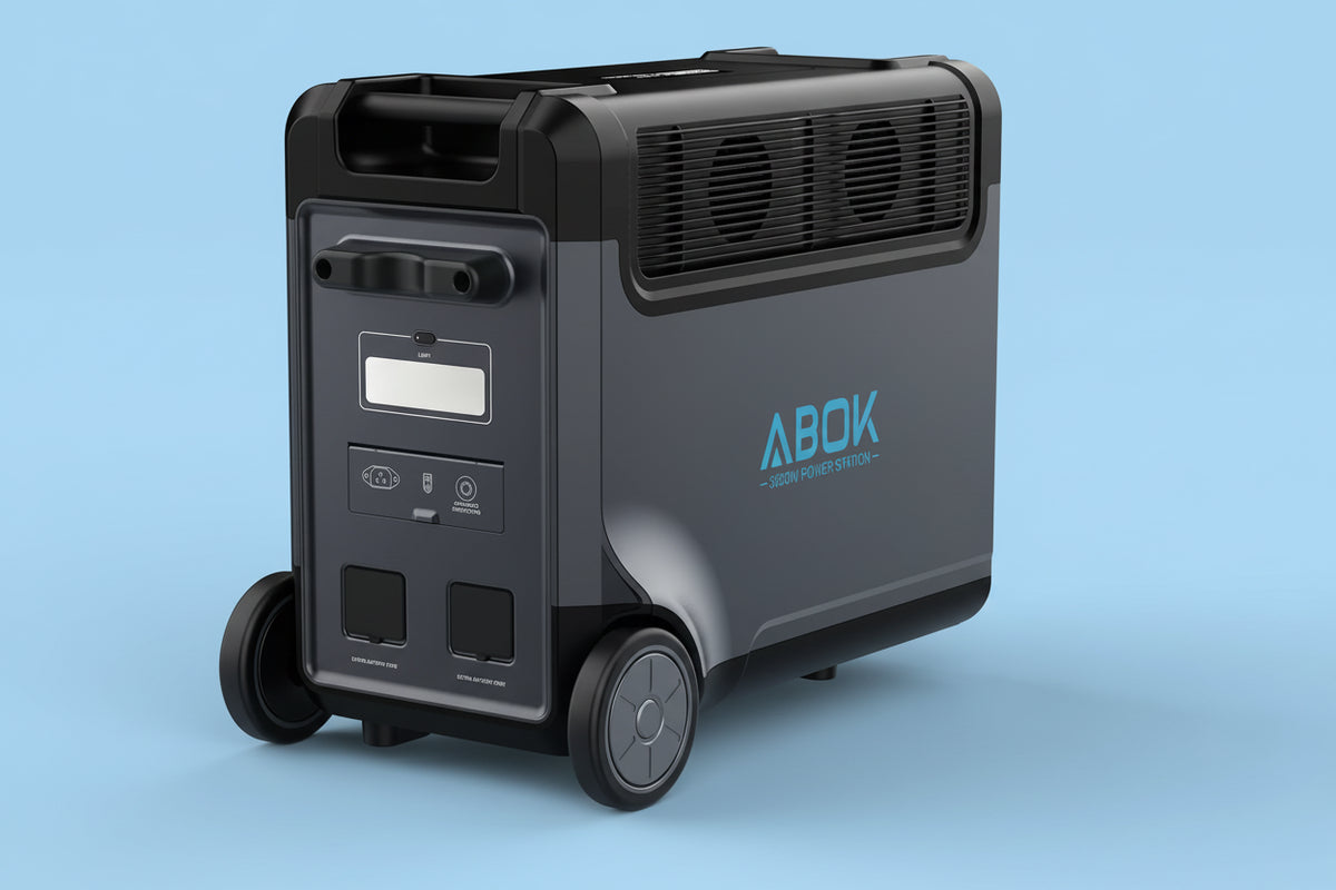 ABOK Ark3600 Solar Portable Power Station | 5‑Year Elite Protection | Free Shipping PR