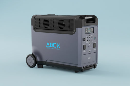 ABOK Ark3600 Solar Portable Power Station | 5‑Year Elite Protection | Free Shipping PR